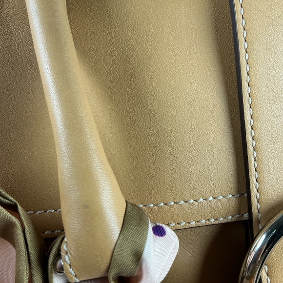 Coach‎ Vintage Hampton Soho shoulder Buckle Bag Camel Tan Leather Satchel Fall - Picture 11 of 15